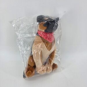 Bethesda Fallout 4 Dogmeat Plush 12 inch German Shepherd Red Bandana 2015 New